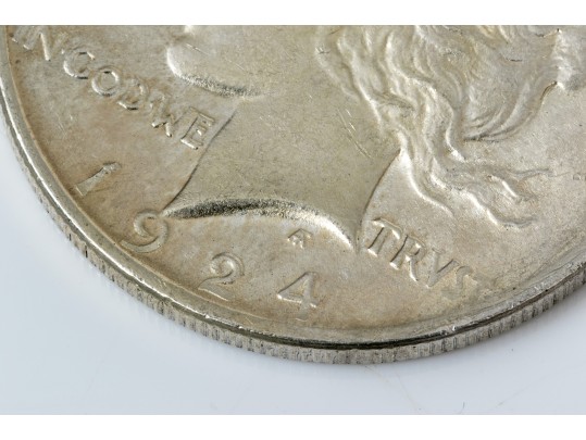 Lot Of Four Peace Dollars : 1922, 1923, 1924, 1925