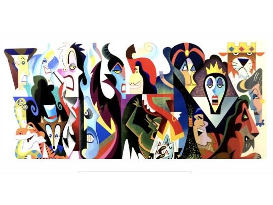 Robert De Michiell Limited Edition Serigraph, Disney 