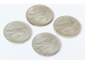 Lot Of Four Peace Dollars : 1922, 1923, 1924, 1925