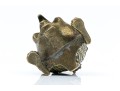 Striking Groteque Form Inkwell, With Complementary Mother-of-pearl Writing Instruments