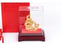 Chinese Gold Decorated Dragon Sculpture