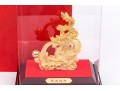 Chinese Gold Decorated Dragon Sculpture
