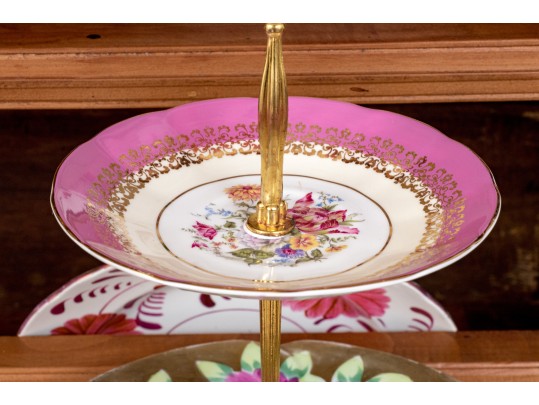 A Large Assembled Collection Of Assorted Serving Wares