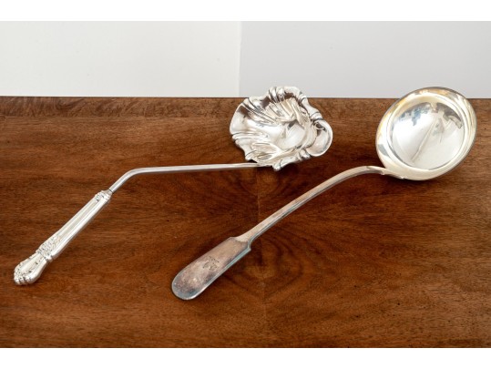 Two Quality Silver-plate Ladles