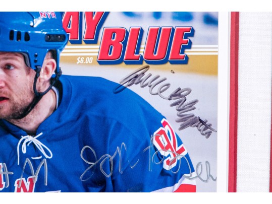 Autographed New York Rangers Memorabilia, In Shadow Box