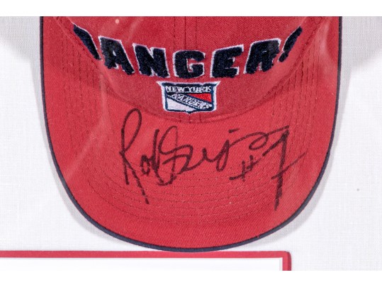 Autographed New York Rangers Memorabilia, In Shadow Box