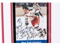 Autographed New York Rangers Memorabilia, In Shadow Box