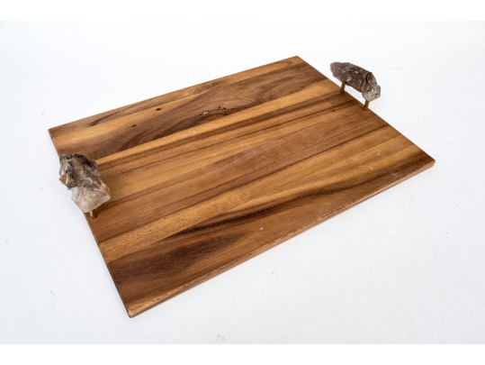 Acadia Wood Serving Tray By Anna, New York
