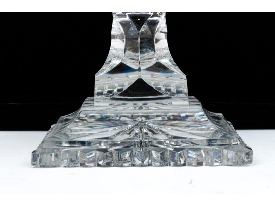 Three Pieces American Cut Glass Tableware
