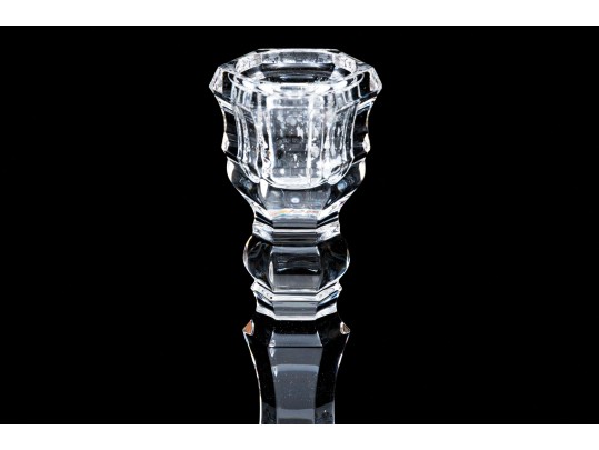 Pair Of Tiffany Crystal Candlesticks