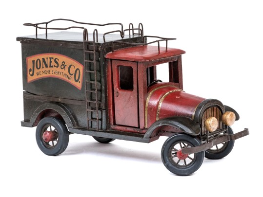 Vintage Decorative Painted Model Of An Antique Truck 