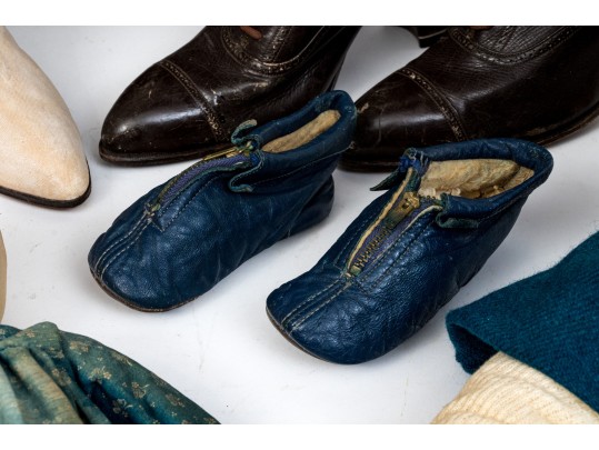 Collection Of Antique Dolls And Shoes