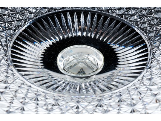 Three Pieces American Cut Glass Tableware