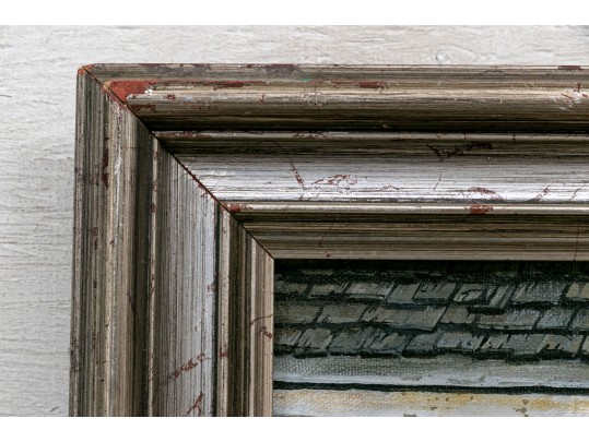 Lyne, Signed Oil On Canvas, Village Doorway