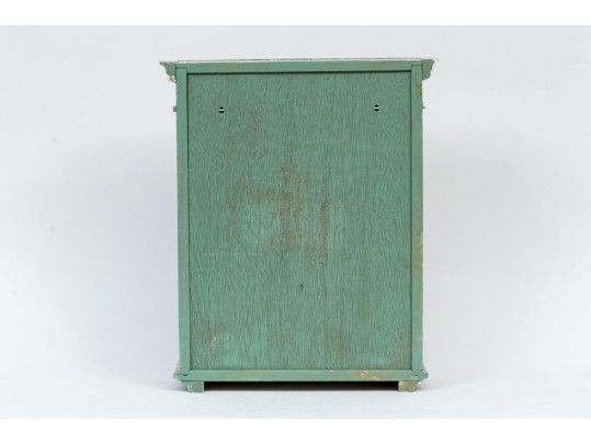 Decorative Faux Marble Painted Wooden Wall Mounted Cabinet