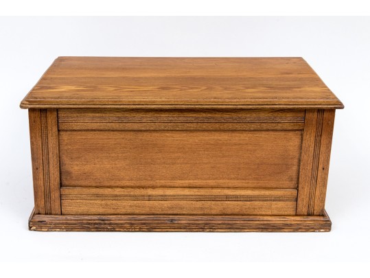 Antique Milward's Three Drawer Oak Needle Cabinet