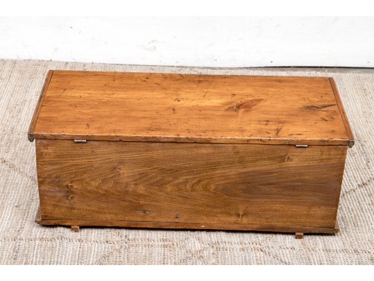 Antique Irish Pine Coyle Sea Chest
