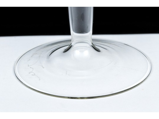 Fabulous Pair Of Glass Candlesticks