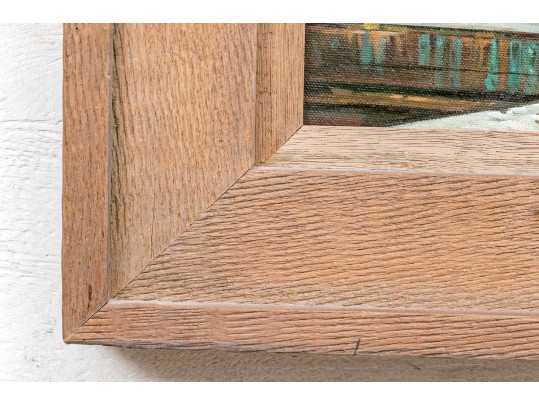 Sung-Kyu, Oil On Canvas, City Island Boat Yard