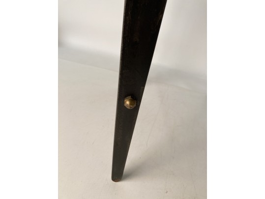 Mid 1980’s Wood And Steel Table By Will Stone