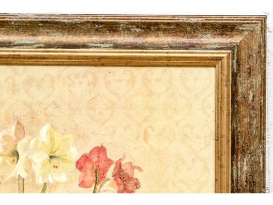 Blum, Signed Textured Giclee, Garden Of Lilies