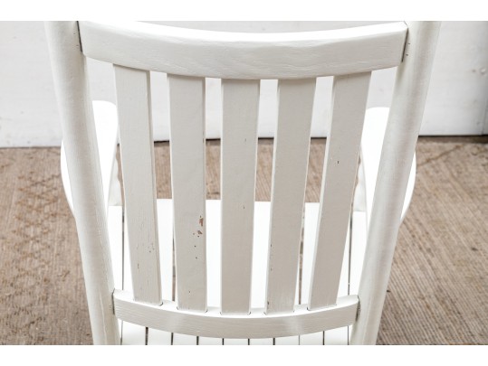 Vintage Rocker In White Paint