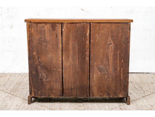 Antique Stained Pine Apothecary Cabinet