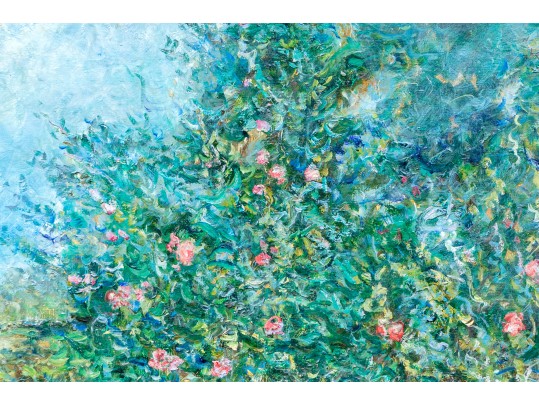 Dyson, Large Scale Signed Oil On Canvas, Marsh Landscape