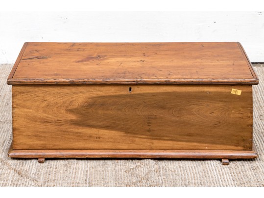 Antique Irish Pine Coyle Sea Chest