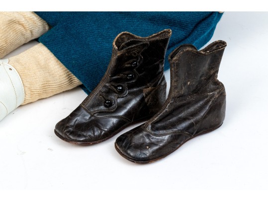 Collection Of Antique Dolls And Shoes