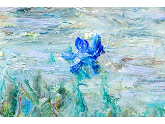 Dyson, Large Scale Signed Oil On Canvas, Marsh Landscape