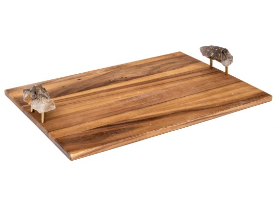 Acadia Wood Serving Tray By Anna, New York