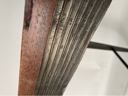Mid 1980’s Wood And Steel Table By Will Stone