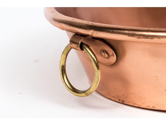 Large Oval Copper Pan