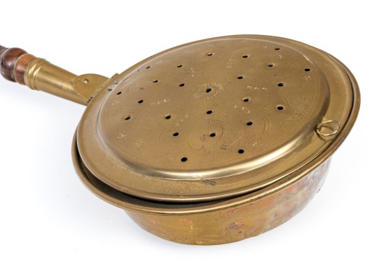 19th Century Copper Clad Brass Bed Warmer