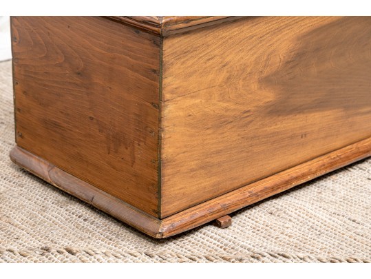 Antique Irish Pine Coyle Sea Chest