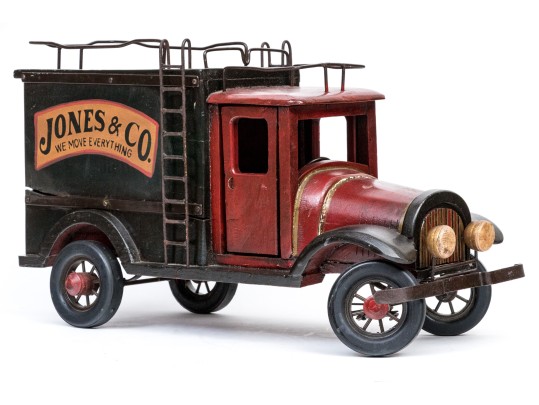 Vintage Decorative Painted Model Of An Antique Truck 