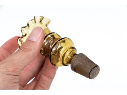 Fabulous Vintage Cameo Glass Decanter With Stopper