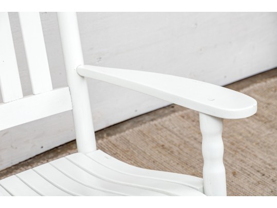 Vintage Rocker In White Paint