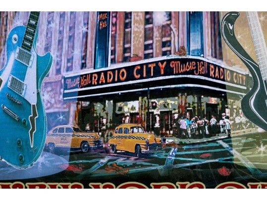 Group Of Three Contemporary Music Concert Color Posters