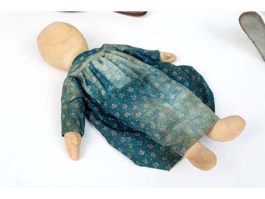 Collection Of Antique Dolls And Shoes