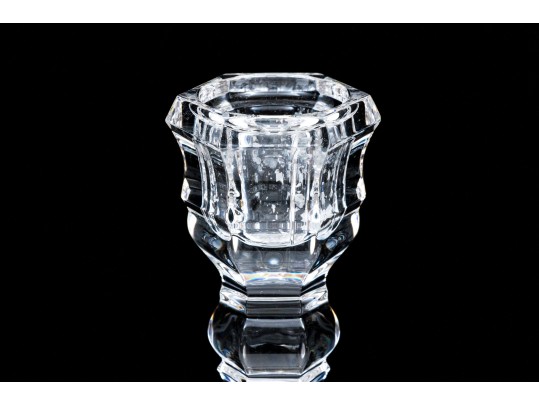 Pair Of Tiffany Crystal Candlesticks