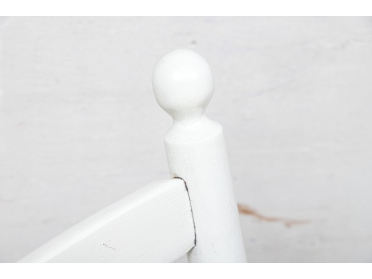 Vintage Rocker In White Paint