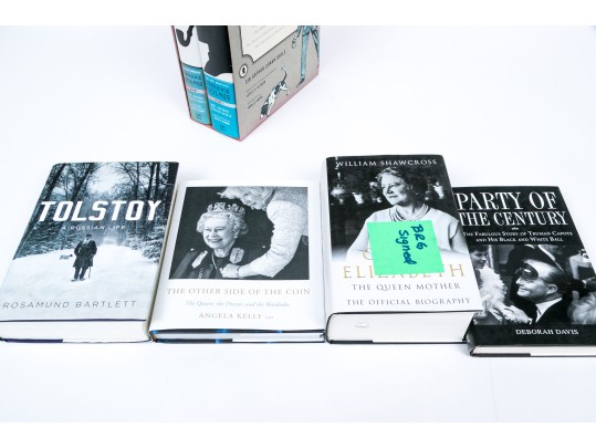 Collection Of Six Hardcover Books Including Elizabeth Queen Mother And Queen Elizabeth II