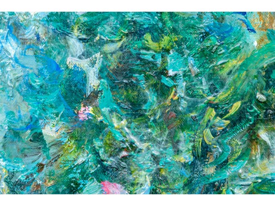 Dyson, Large Scale Signed Oil On Canvas, Marsh Landscape