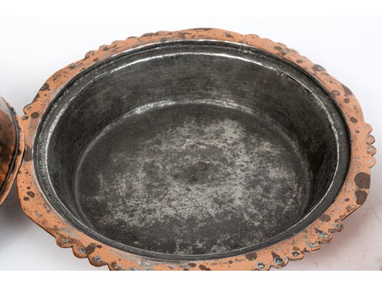 Antique Lot Of Copper Cook Ware
