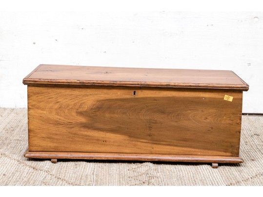 Antique Irish Pine Coyle Sea Chest