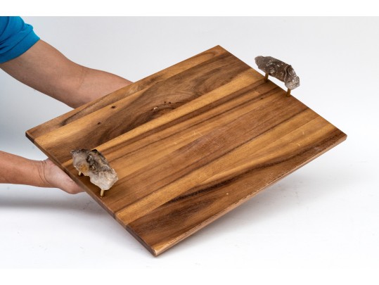 Acadia Wood Serving Tray By Anna, New York