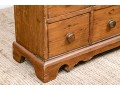 Antique Stained Pine Apothecary Cabinet