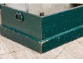 Antique Trunk In Green Paint